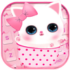 Pink Kitty Keyboard Theme icon