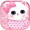 Pink Kitty Keyboard Theme icon