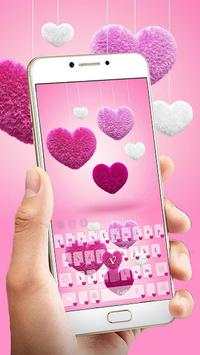 Hairy Love Heart Keyboard скриншот 2