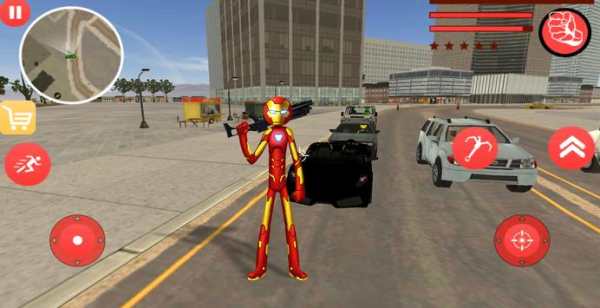 Iron Stickman Rope Hero screenshot 1