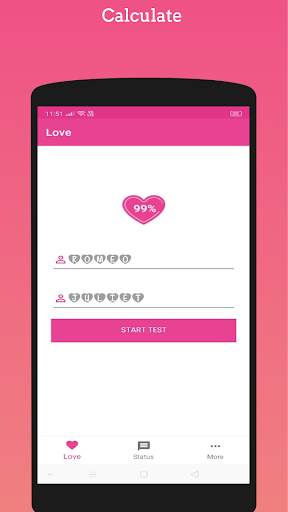 Love Test- Real Love tester, Name Love Calculator screenshot 1