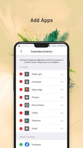 iOS Control Center Panel स्क्रीनशॉट 4
