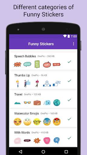 Funny Sticker Packs - WAStickerApps स्क्रीनशॉट 3