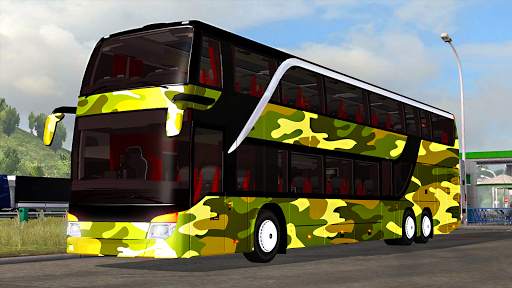 Army Bus Simulator Coach Army Bus Driving Games screenshot 2