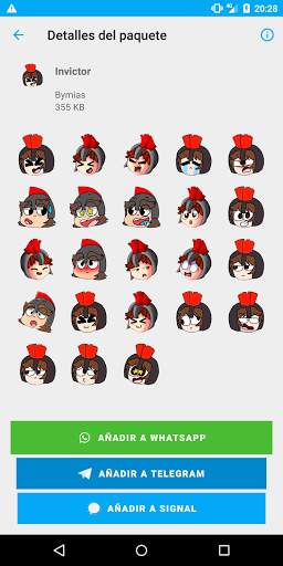 Sticker of the Compas for Telegram WhatsApp Signal screenshot 5