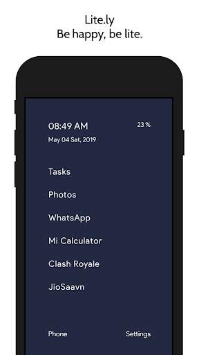 Litely - Light Phone Launcher screenshot 2