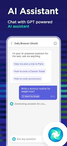GPT Browser: Chat with GPT AI screenshot 1