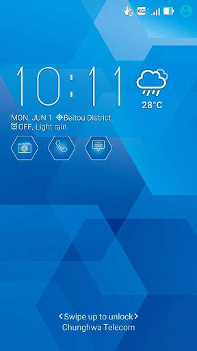 Simple Blue ASUS ZenUI Theme screenshot 1