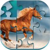 Horse Puzzle – Photo Jigsaw logo