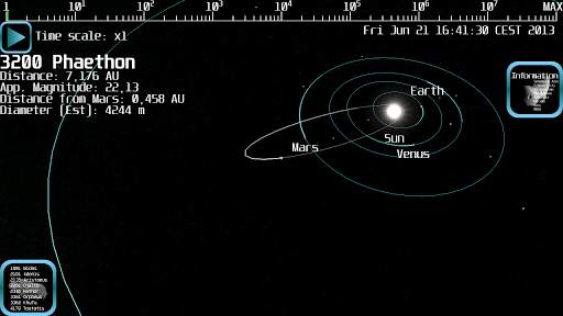 Asteroid Watch Lite screenshot 4