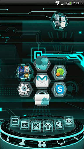 Next Launcher Cyanogen Theme screenshot 1