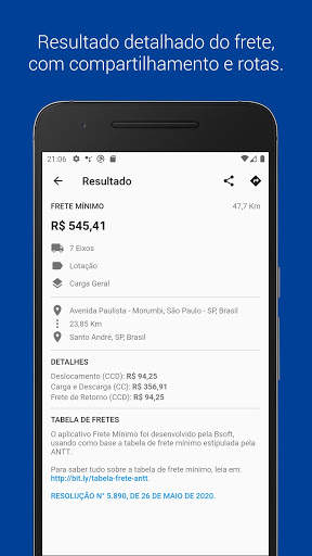Frete Mínimo screenshot 4