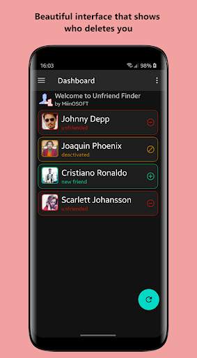Unfriend Finder 3 تصوير الشاشة