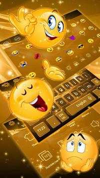 Classic Simple Gold Keyboard Theme screenshot 3