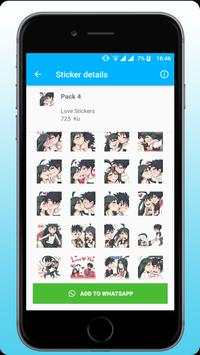 Love Couple Stickers For Whatsapp - WAStickerApps screenshot 8