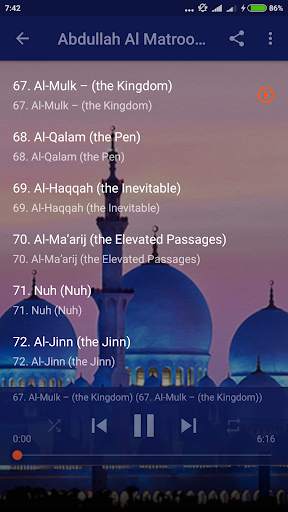 Murottal Abdullah Al Matrood Offline screenshot 4