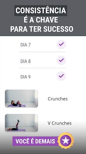 Treino abdominal Perda de peso screenshot 3
