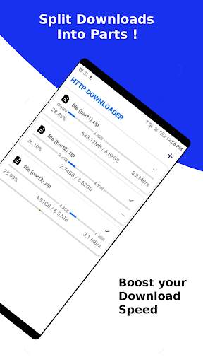 Resume failed downloads | HTTP-Downloader 2.0 screenshot 2