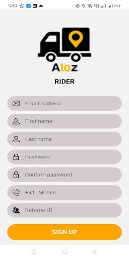 Shipatoz-Hire Mini Trucks,bikes to Deliver Goods. स्क्रीनशॉट 2