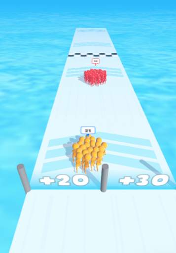 Count Runner - การแข่งขัน Stickman - Crowd Clash screenshot 1