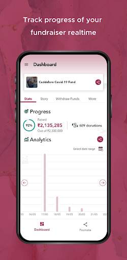 Milaap : Donation Crowdfunding screenshot 2