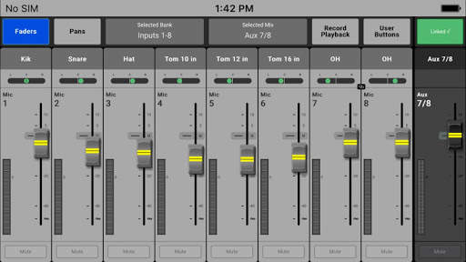 TouchMix-30 Control 1 تصوير الشاشة