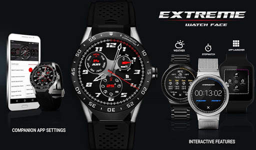 Extreme Watch Face & Clock Live Wallpaper screenshot 1