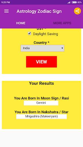 Find Zodiac Sign screenshot 2