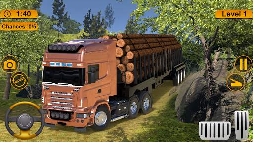 Off-road Cargo Truck Simulator screenshot 1