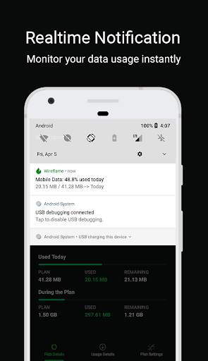 Wireflame - Data Usage Monitor, Data Manager screenshot 4