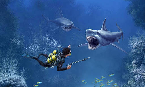 Shark VR sharks games for VR screenshot 1