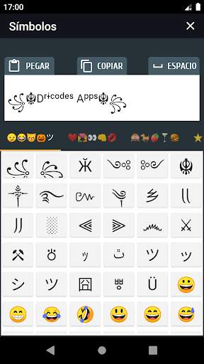 Generador letras, símbolos, emojis, decoraciones screenshot 2