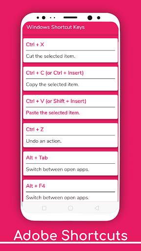 Computer Shortcut Keys: 500  Shortcut Keys screenshot 5