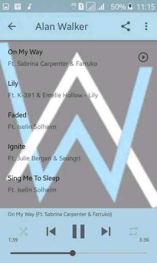 Alan Walker Offline screenshot 8