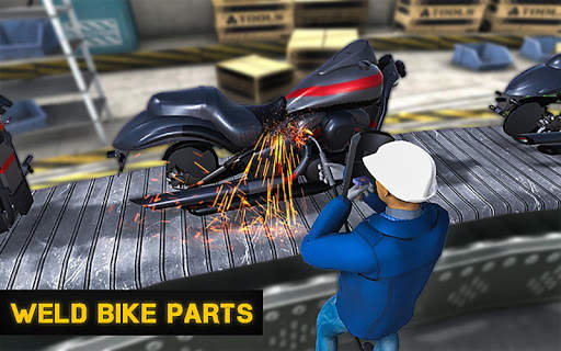 sepeda builder toko 3D pabrik sepeda motor mekanik screenshot 9