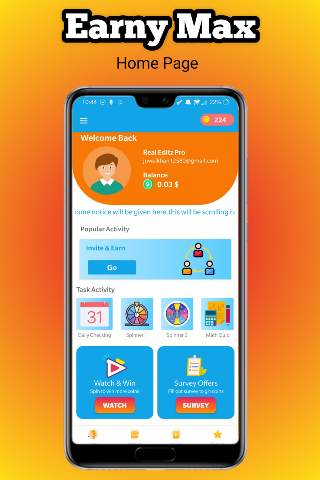 Earny Max- Easy Earn Money Online स्क्रीनशॉट 1