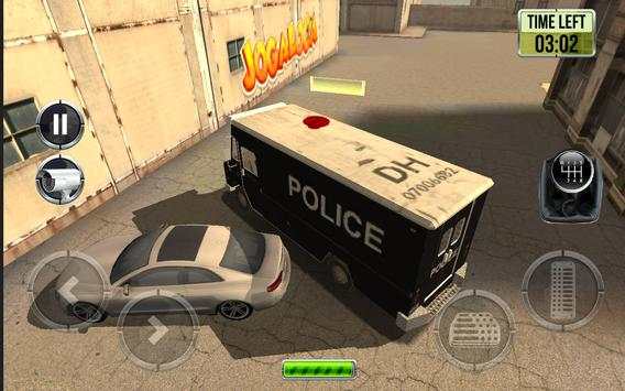 Police Car & Van Bus Parkir screenshot 3