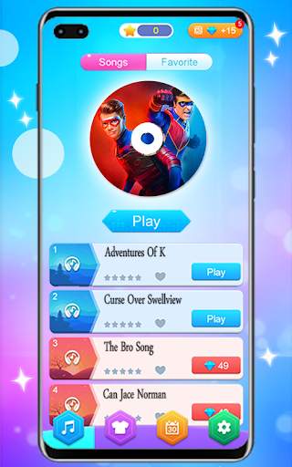 Captain Henry Danger Piano Tiles screenshot 1