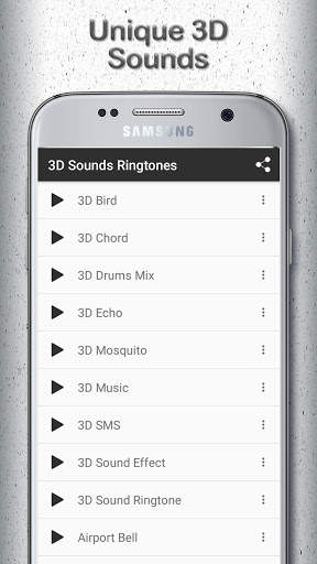 3D Sounds Ringtones screenshot 1