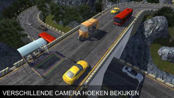 berg- auto riksja het rijden spel screenshot 4