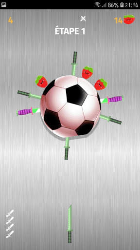 master pisau: bola terobosan screenshot 4