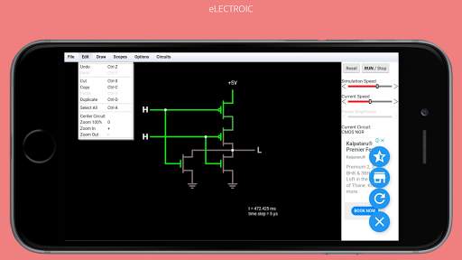 Electronic Circuit Simulator screenshot 5