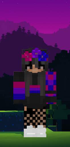 E girl Skin for Minecraft screenshot 4