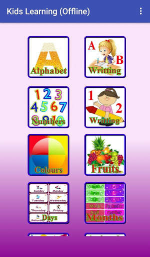 Kids Learning (Offline) / Preschool / Nursery screenshot 1