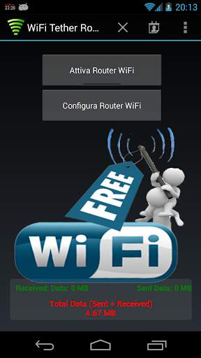 WiFi Tether Router screenshot 1