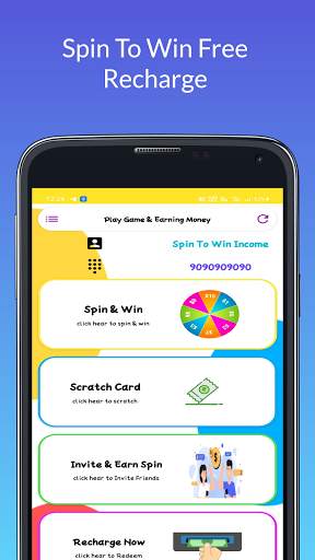 Spin To Win - Scratch Earn & Free Recharge Cash स्क्रीनशॉट 1