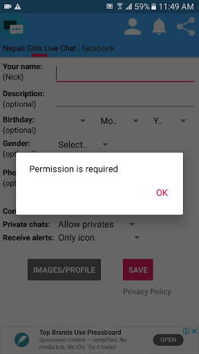 Nepali Girls Live Chat screenshot 1