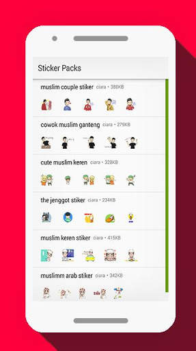 Stiker WA Cowok Muslim Keren screenshot 7