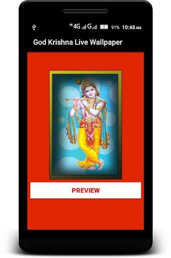God Krishna Live Wallpaper screenshot 3
