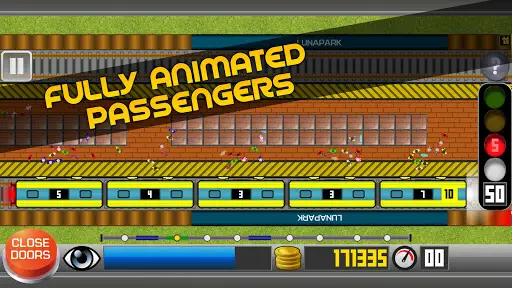 Subway Simulator 2D - city metro train driving sim screenshot 5